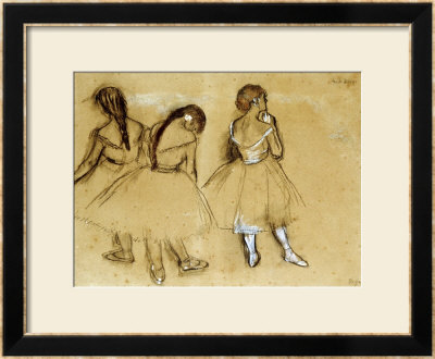 Three Dancers by Edgar Degas Pricing Limited Edition Print image