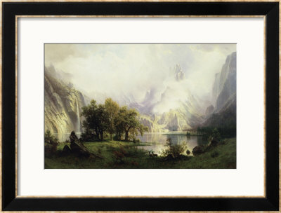 View Of Rocky Mountains by Albert Bierstadt Pricing Limited Edition Print image