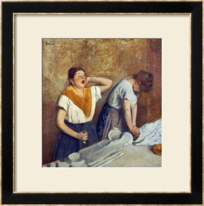 The Laundry Workers (The Ironing), Circa 1874-76 by Edgar Degas Pricing Limited Edition Print image