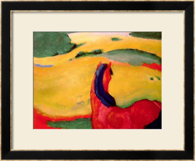 Horse In A Landscape, 1910 by Franz Marc Pricing Limited Edition Print image