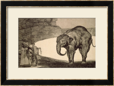 Folly Of Beasts, From The Follies Series, Or Other Laws For The People, Circa 1815-24 by Francisco De Goya Pricing Limited Edition Print image
