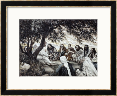 Christ's Exhortation To The Twelve Apostles by James Tissot Pricing Limited Edition Print image