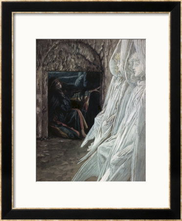 Mary Magdalene In The Tomb by James Tissot Pricing Limited Edition Print image