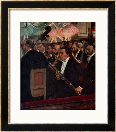 The Opera Orchestra, Circa 1870 by Edgar Degas Pricing Limited Edition Print image