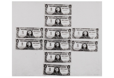 One Dollar Bills, C.1962 by Andy Warhol Pricing Limited Edition Print image