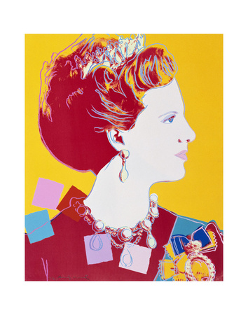 Reigning Queens: Queen Margrethe Ii Of Denmark, C.1985 by Andy Warhol Pricing Limited Edition Print image