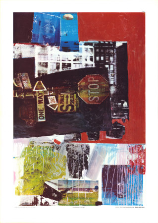 Stop, 1963 by Robert Rauschenberg Pricing Limited Edition Print image