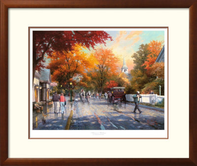 Autumn On Mackinac by Thomas Kinkade Pricing Limited Edition Print image