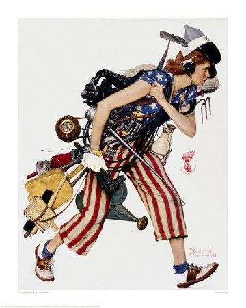 Rosie To The Rescue by Norman Rockwell Pricing Limited Edition Print image