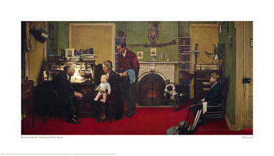 Visiting The Family Doctor by Norman Rockwell Pricing Limited Edition Print image