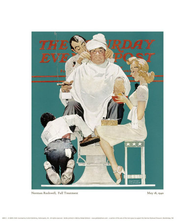 Full Treatment by Norman Rockwell Pricing Limited Edition Print image