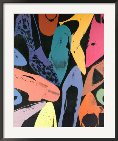 Diamond Dust Shoes, 1980 (Lilac, Blue, Green) by Andy Warhol Pricing Limited Edition Print image