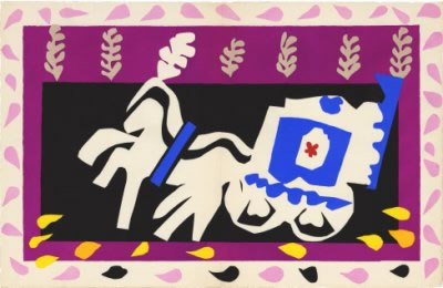 L'enterrement De Pierrot  From The Jazz Portfolio, 1947 by Henri Matisse Pricing Limited Edition Print image