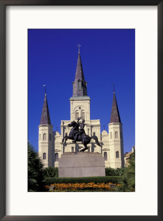 St. Louis Cathedral In French Quarter At Jackson Square, New Orleans, Louisiana, Usa by Adam Jones Pricing Limited Edition Print image