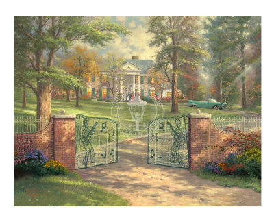 Graceland, 50Th Anniversary by Thomas Kinkade Pricing Limited Edition Print image