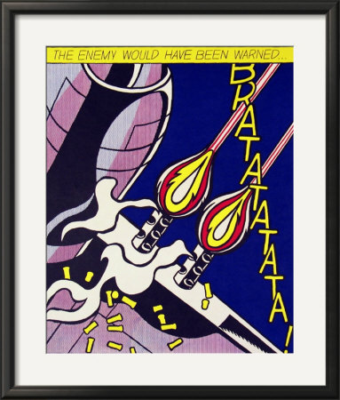 As I Opened Fire, C.1964 (Panel 2 Of 3) by Roy Lichtenstein Pricing Limited Edition Print image