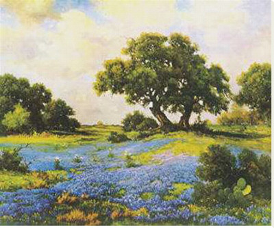 Texas Blue Bonnets by Robert Wood Pricing Limited Edition Print image