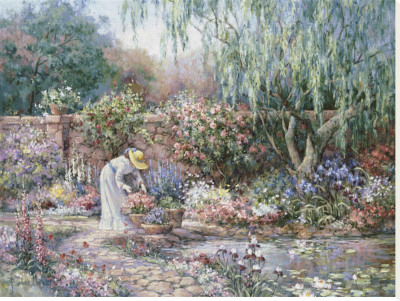 Her Garden by Barbara Mock Pricing Limited Edition Print image
