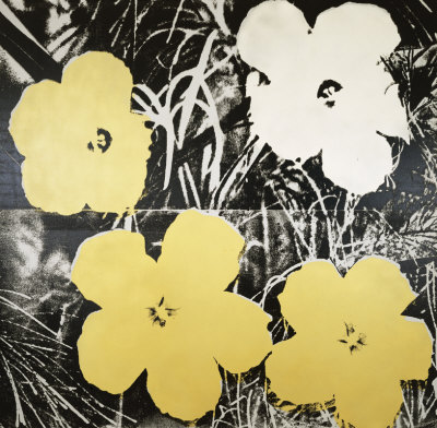 Flowers, C.1966 (Yellow And White) by Andy Warhol Pricing Limited Edition Print image