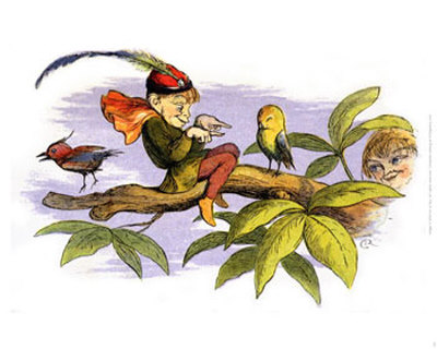 Poor Little Birdie Teased by Richard Doyle Pricing Limited Edition Print image