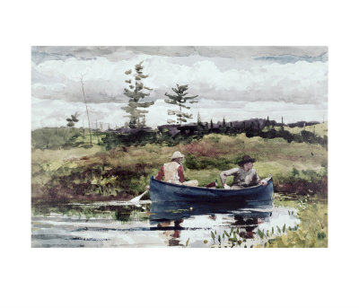 The Blue Boat by Winslow Homer Pricing Limited Edition Print image
