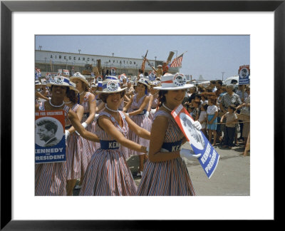 Female Supporters Of Democratic Presidential Candidate John F. Kennedy, Called Kennedy Cuties by Hank Walker Pricing Limited Edition Print image