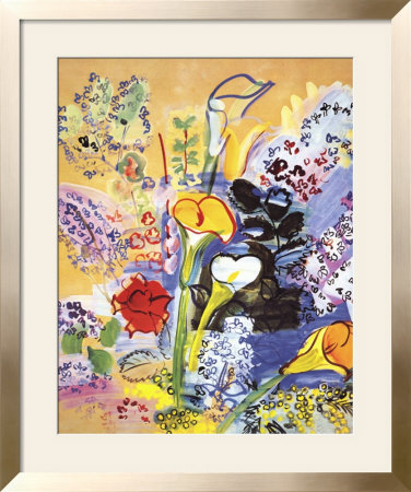 Bouquet D'arums by Raoul Dufy Pricing Limited Edition Print image