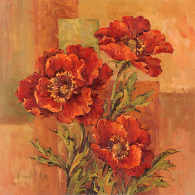 Poppies Terra Cotta by Barbara Mock Pricing Limited Edition Print image