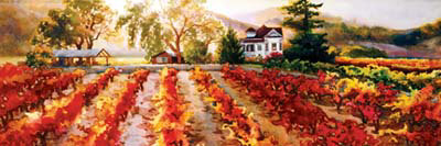 Golden Vineyard by Erin Dertner Pricing Limited Edition Print image