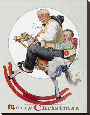 Rocking Horse by Norman Rockwell Pricing Limited Edition Print image