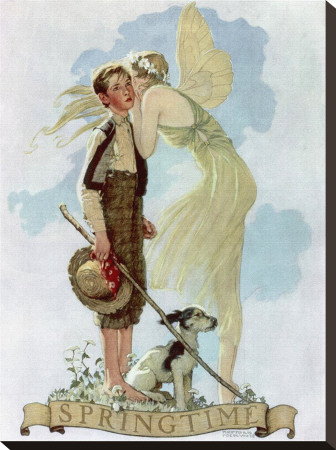 Springtime by Norman Rockwell Pricing Limited Edition Print image