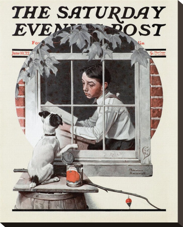 Patient Friend by Norman Rockwell Pricing Limited Edition Print image