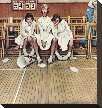 Losing The Game by Norman Rockwell Pricing Limited Edition Print image
