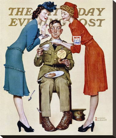 Willie Gillis At The Uso by Norman Rockwell Pricing Limited Edition Print image