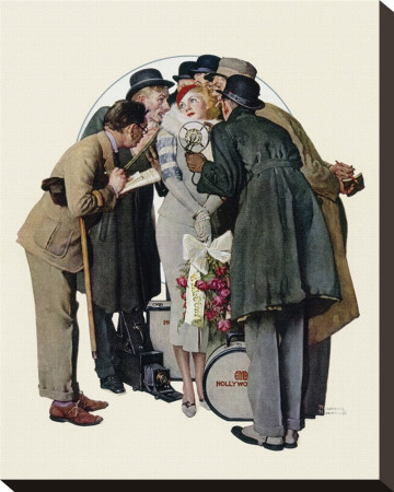 Hollywood Starlet by Norman Rockwell Pricing Limited Edition Print image