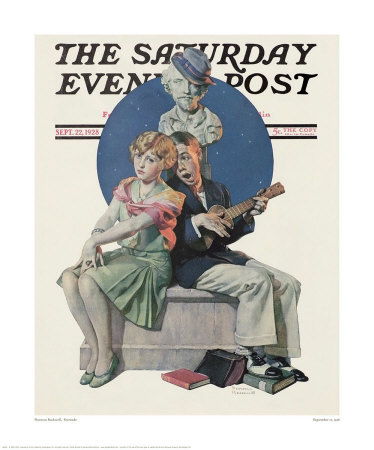 Serenade by Norman Rockwell Pricing Limited Edition Print image
