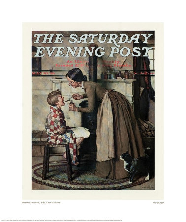 Take Your Medicine by Norman Rockwell Pricing Limited Edition Print image