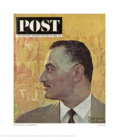 Gamal Abdel Nasser by Norman Rockwell Pricing Limited Edition Print image