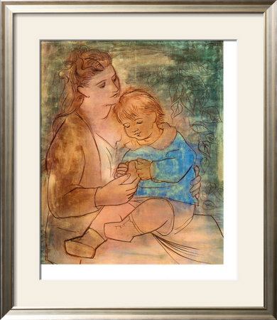 Mother And Child (Detail From The Three Ages Of Woman), C.1905 by Pablo Picasso Pricing Limited Edition Print image
