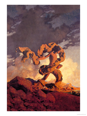 Cadmus Sowing The Dragon's Teeth by Maxfield Parrish Pricing Limited Edition Print image