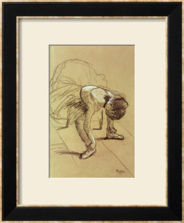 Seated Dancer Adjusting Her Shoes, Circa 1890 by Edgar Degas Pricing Limited Edition Print image