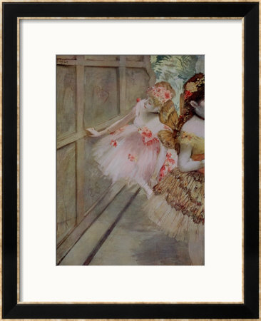 Dancer Against A Stage Flat, Circa 1880 by Edgar Degas Pricing Limited Edition Print image