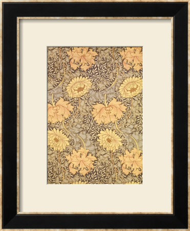 Chrysanthemum Wallpaper Design, 1876 by William Morris Pricing Limited Edition Print image