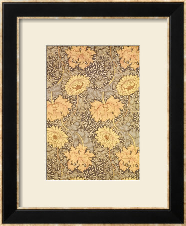 Chrysanthemum Wallpaper Design, 1876 by William Morris Pricing Limited Edition Print image