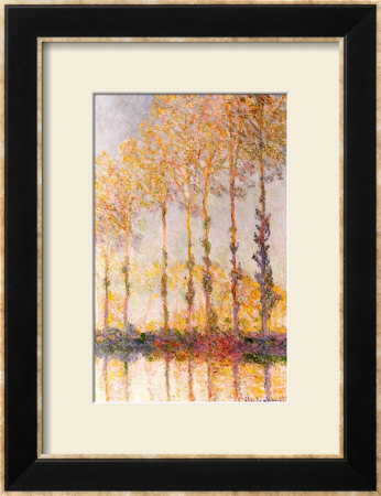 Poplars On The Banks Of The Epte, 1891 by Claude Monet Pricing Limited Edition Print image