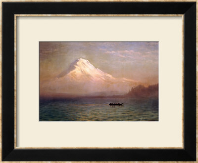 Sunrise On Mount Tacoma by Albert Bierstadt Pricing Limited Edition Print image