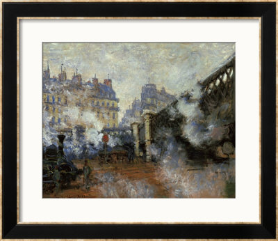 Le Pont De L'europe, Gare Saint-Lazare, 1877 by Claude Monet Pricing Limited Edition Print image