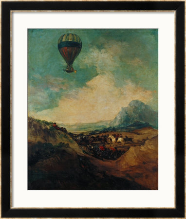 The Balloon, Or The Rising Of The Montgolfiere by Francisco De Goya Pricing Limited Edition Print image