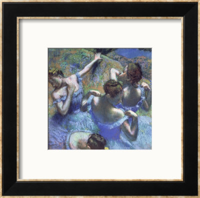 Blue Dancers, Circa 1899 by Edgar Degas Pricing Limited Edition Print image
