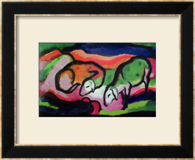 Sheep, 1912 by Franz Marc Pricing Limited Edition Print image